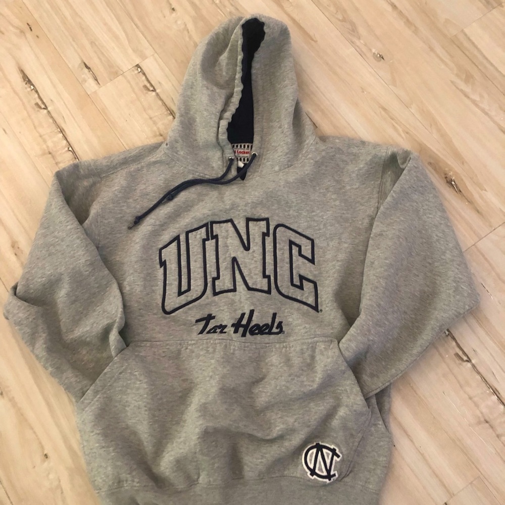 Vintage UNC Gray Hoodie